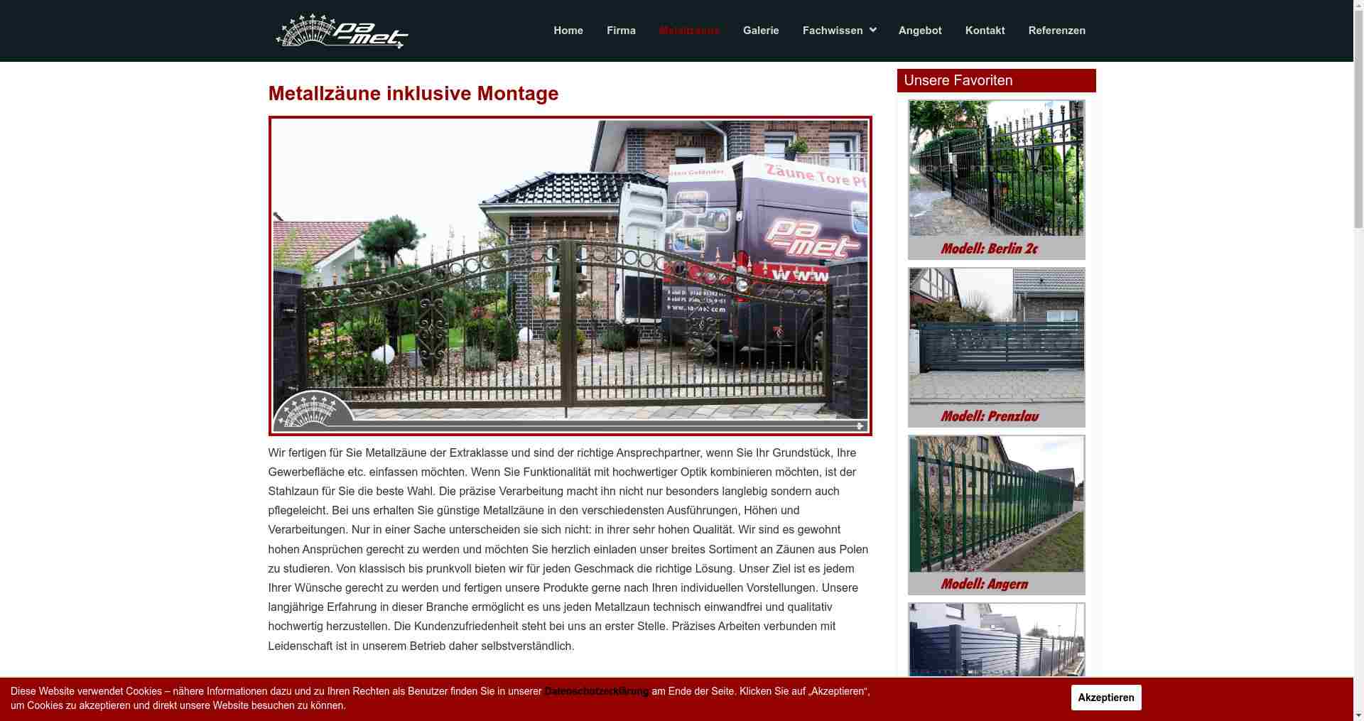 Pa met metallzäune günstig kaufen de